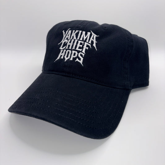 YCH Black Metal Dad Hat